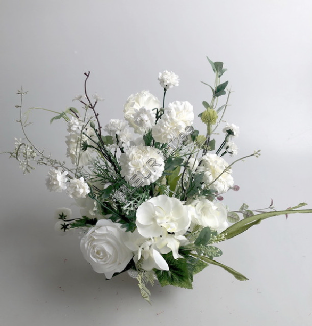 Ikebana WHITE 33x33cm