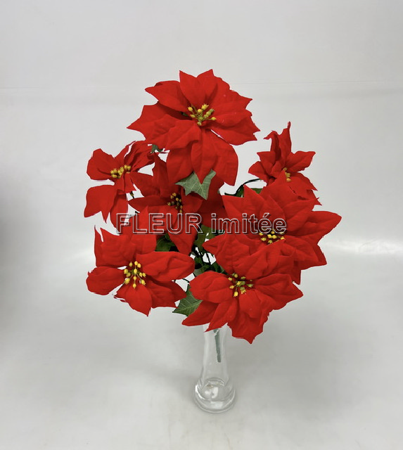 Poinsettia x7 45cm 1/144